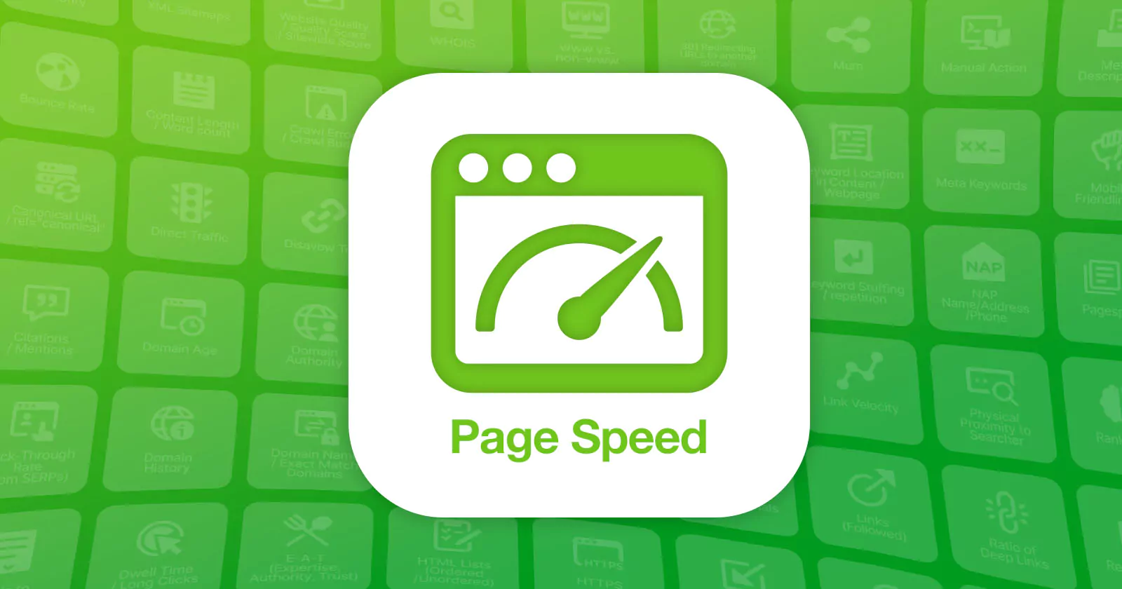 Google PageSpeed, kecepatan halaman